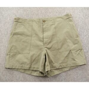Unless Collective Shorts Adult 2XL XXL Green Flat Front Chino Streetwear 5